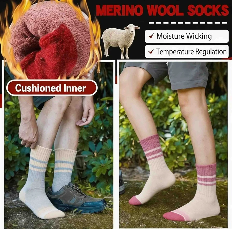 Sample Support Custom 100% Merino Woo Outdoor Socks high quality